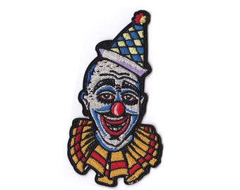 Creep Killer Clown Embroidered Iron-On Patch Jeffery