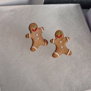 Classic Gingerbread man earrings Bild 1