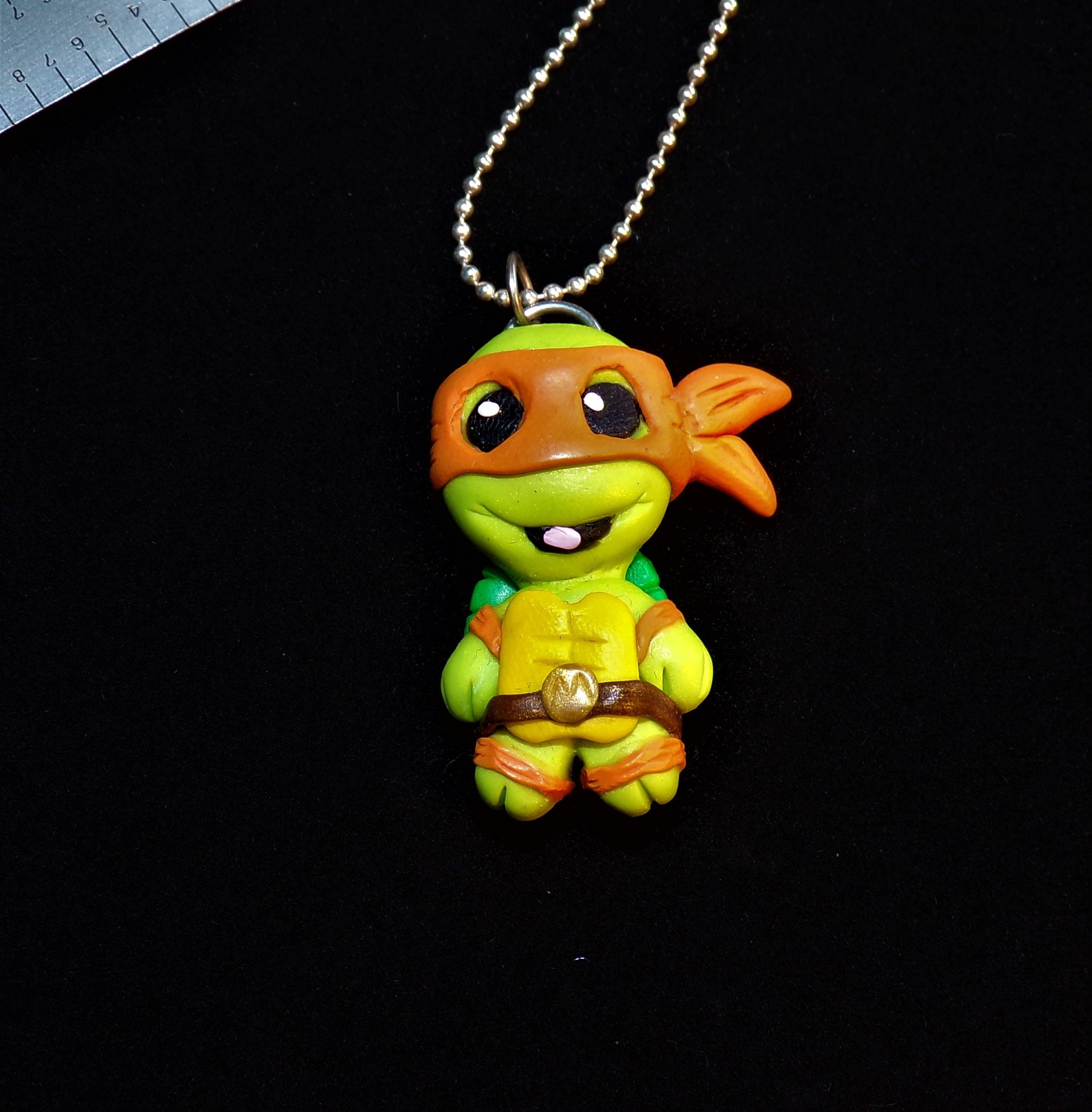 Nickelodeon Base Metal Gold Plated Teenage Mutant Ninja Turtles Michae –  Jewelry Brands Shop