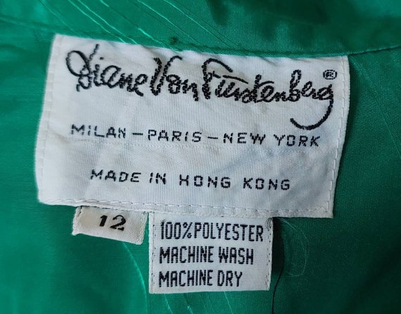 Diane Von Furstenberg Emerald Green 