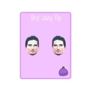 Kevin Richardson - Backstreet Boys - your choice of stud or dangle titanium earrings