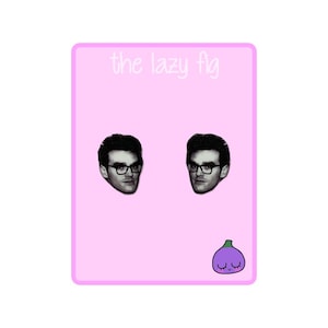 Morrissey - The Smiths - your choice of stud or dangle titanium earrings