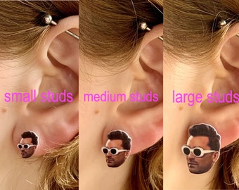 Grace and Frankie Stud or Dangle Titanium Earrings