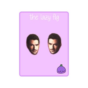 Tom Ellis - Lucifer - stud or dangle titanium earrings