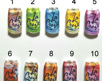 La Croix Sparkling Water - Your choice of flavors - stud or dangle titanium earrings