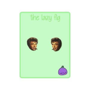 Columbo - Peter Falk - boucles d’oreilles en titane