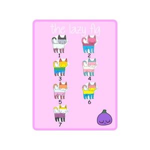 LGBTQ+ Cats - Pride earrings - Your choice of colors - stud or dangle titanium earrings