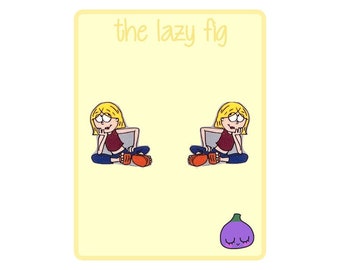 Lizzie McGuire - your choice of stud or dangle titanium earrings