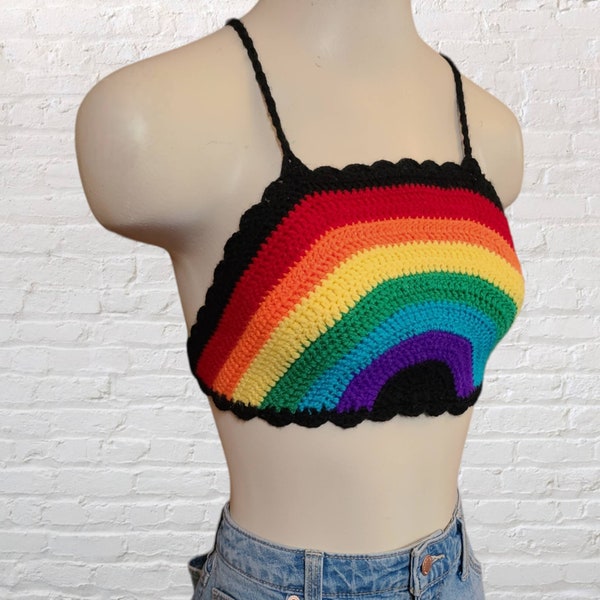 Rainbow Crop Top