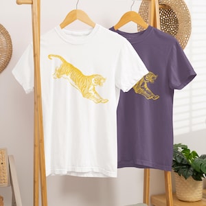 Comfort Colors® LSU Tiger Shirt, Louisiana State University, Mike the Tiger Tee, Football Season Shirt