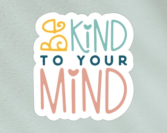 Sticker Soyez respectueux : affirmation positive, vinyle imperméable
