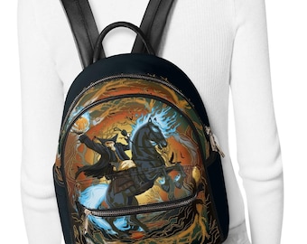 Zaino casual in pelle PU Headless Horseman