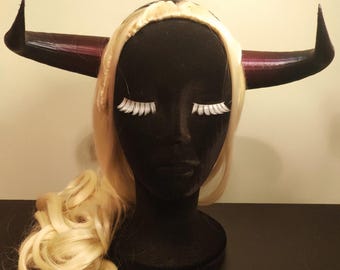 Taurus Horns Headpiece, Bull Horn Renaissance Cosplay Costume, 3D Printed Fantasy Head Band