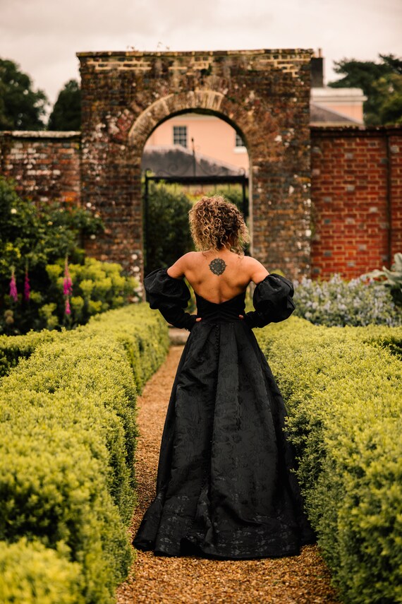 Black wedding dress UK Wedding Dress Bespoke Unique quirky funky wedding dresses. Boho classic