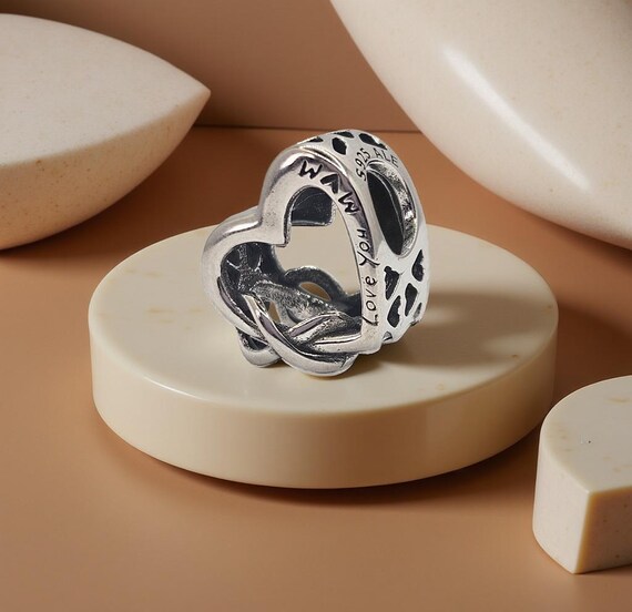 Charm Love You Mum, Infinity Heart Elegance, Rhinestone Bracelet