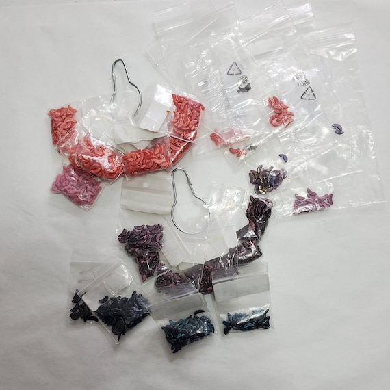 Lot of CzechMate Crescent 2 Hole Beads - Two Hole Bead - Czech Pressed Glass 2-hole Bead - Bulk Crescent Bead - Entire Lot of 180 grams