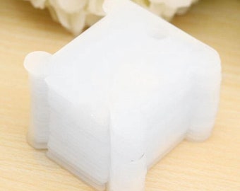 Plastic Embroidery Floss & Craft Thread Bobbins -  Thread Cards - Pack of 25
