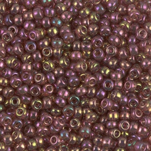 Size 11/0 11-301 Dark Topaz Rainbow Gold Luster - Miyuki Seed Beads 11-301 Japanese Seed Beads - Various Package Sizes Available