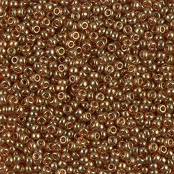 Size 11/0 8-311 TOPAZ GOLD LUSTER  Miyuki Seed Bead - 311 Japanese Seed Beads - Various Sizes available