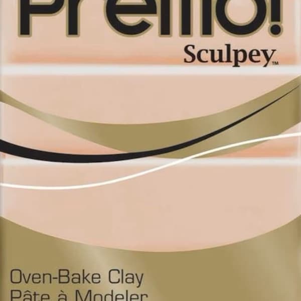 Beige Sculpey Premo series polymer clay in 5092 Beige Skin Tone 56g (2oz) polymer modeling clay Natural Beige Polymer Clay Earring Jewelry