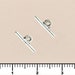 9mm Silver Small Plain Toggle Loop 9mm and Toggle Bar 12mm : Silver ...
