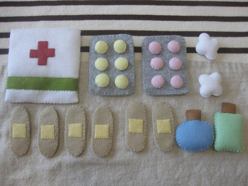 Felt First Aid Kit Etsy