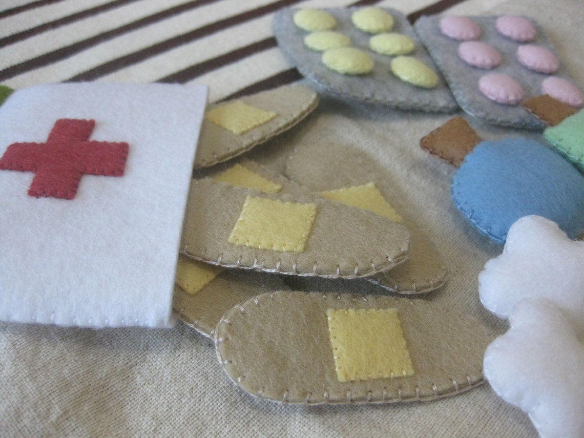 Felt First Aid Kit Etsy