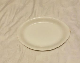 Vintage Pope Gosser China Platter CottageCore Shabby Chic Country