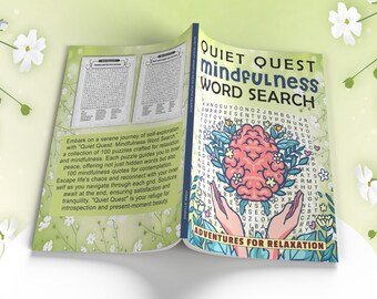 Mindfulness Word Search Book: Quiet Quest and Adventure for Relaxation with 100 Puzzles