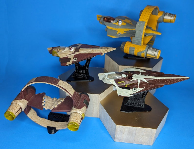 Jedi ships 3D Printed Flight Stand for Micro Galaxy Squadron image 2