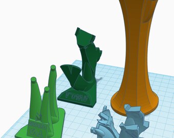 Modified batch 3D Printable Flight Stand files for Micro Galaxy Squadron