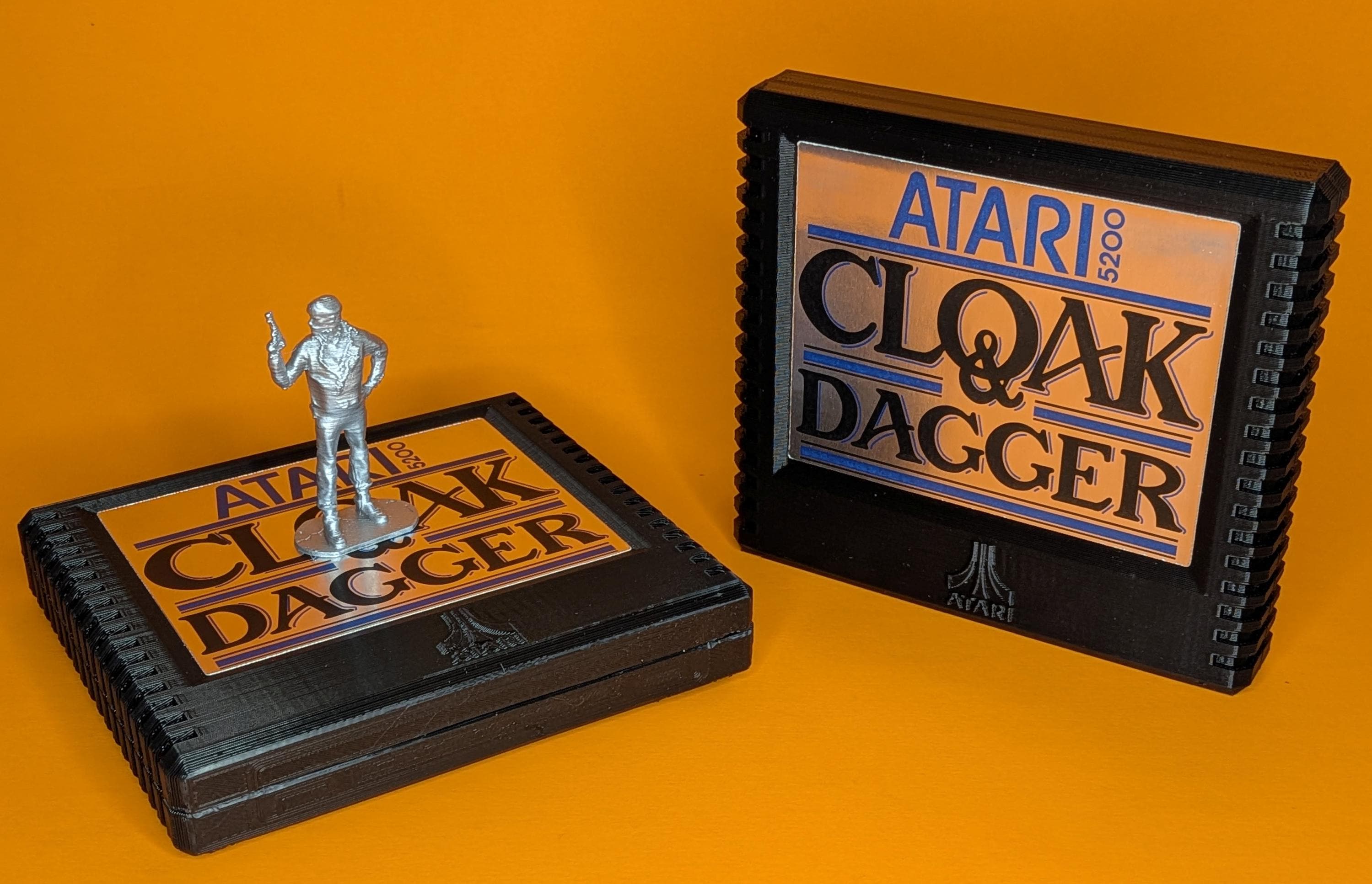 Cloak & Dagger Inspired Atari 5200 Cartridge and Figure Set - Etsy