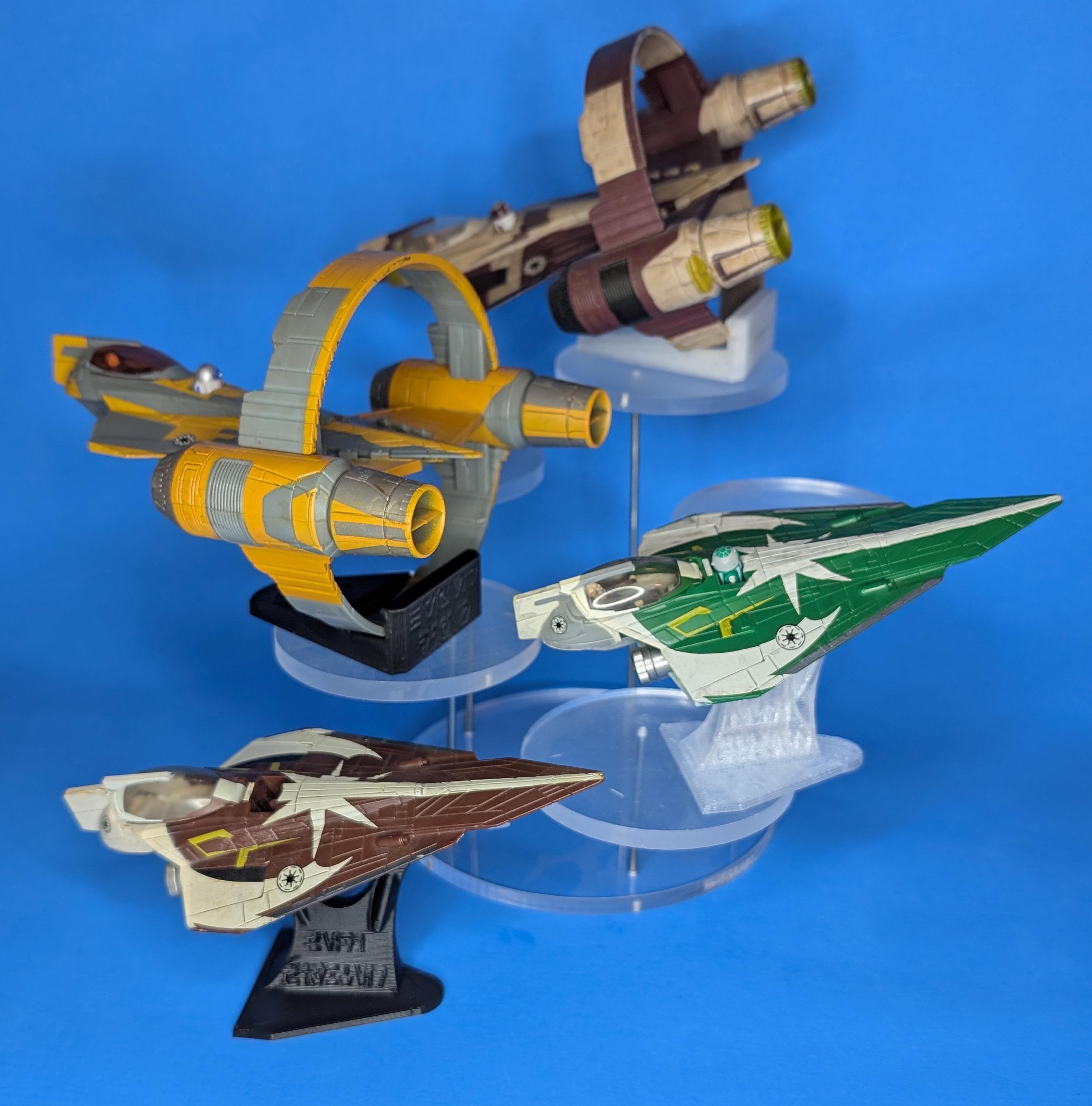 Jedi Ships 3D Printed Flight Stand (for Micro Galaxy Squadron) - Etsy