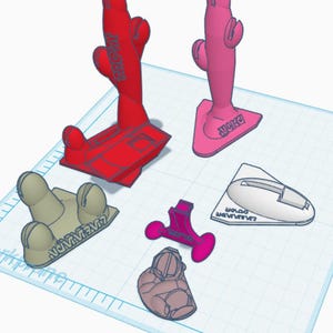 Surface Speeders & Scout Class 3D Printable Flight Stand files (for Micro Galaxy Squadron)