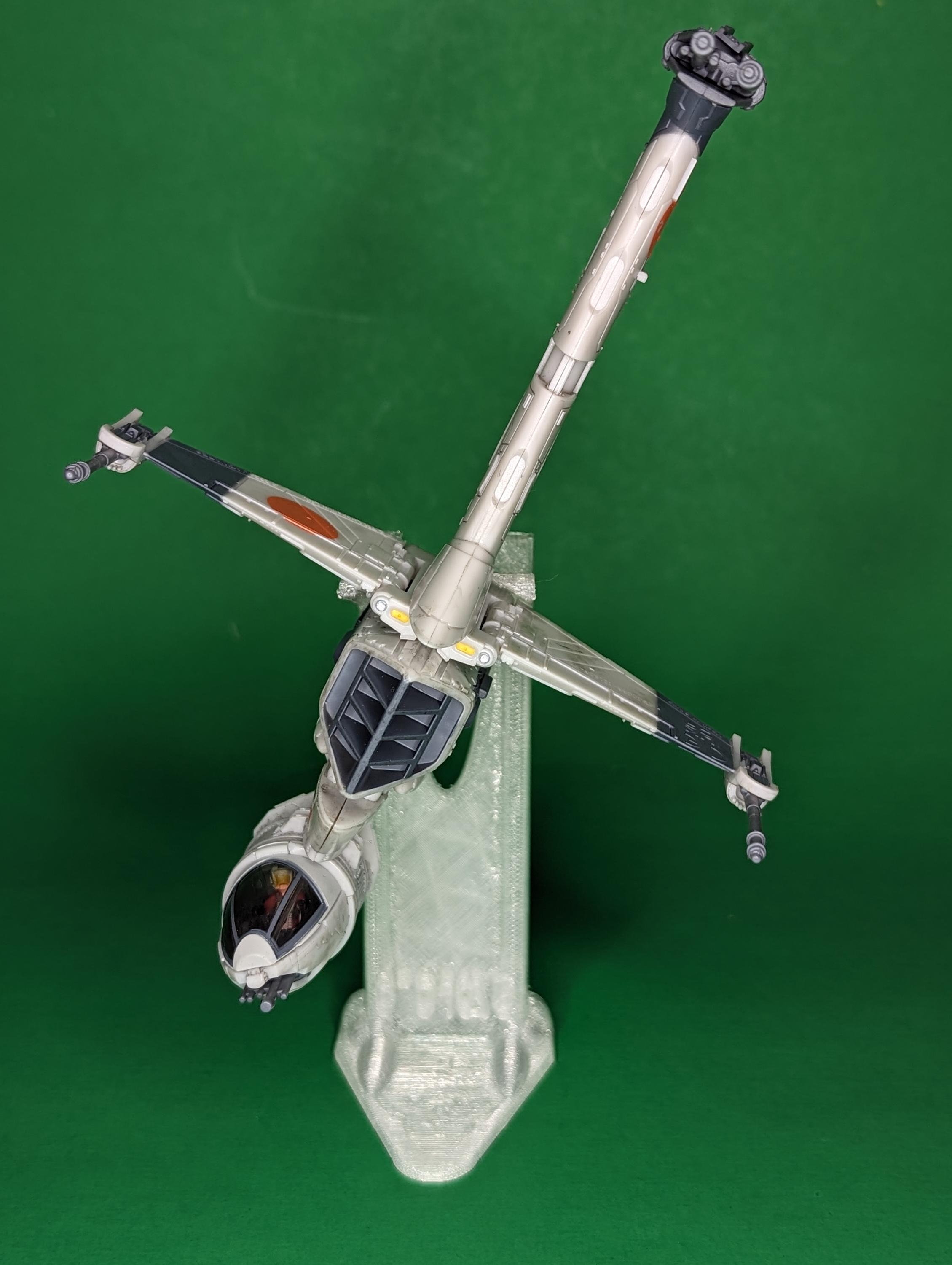 B-wing Starfighter 3D Printed Flight Stands (for Micro Galaxy
