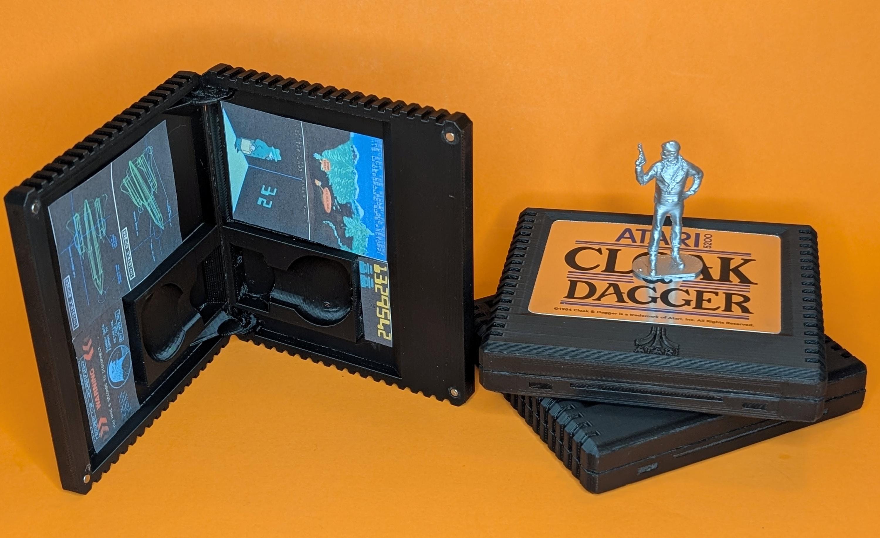 Cloak & Dagger Atari 5200 Cartridge and Figure Set - Etsy