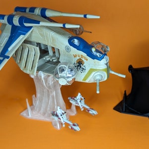 Clone Wars 3D printed Flight Stands For Micro Galaxy Squadron image 4