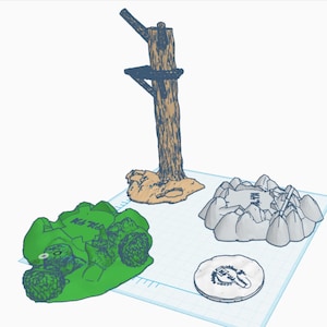 Imperial Walkers 3D Printable Stand files for Star Wars Micro Galaxy Squadron