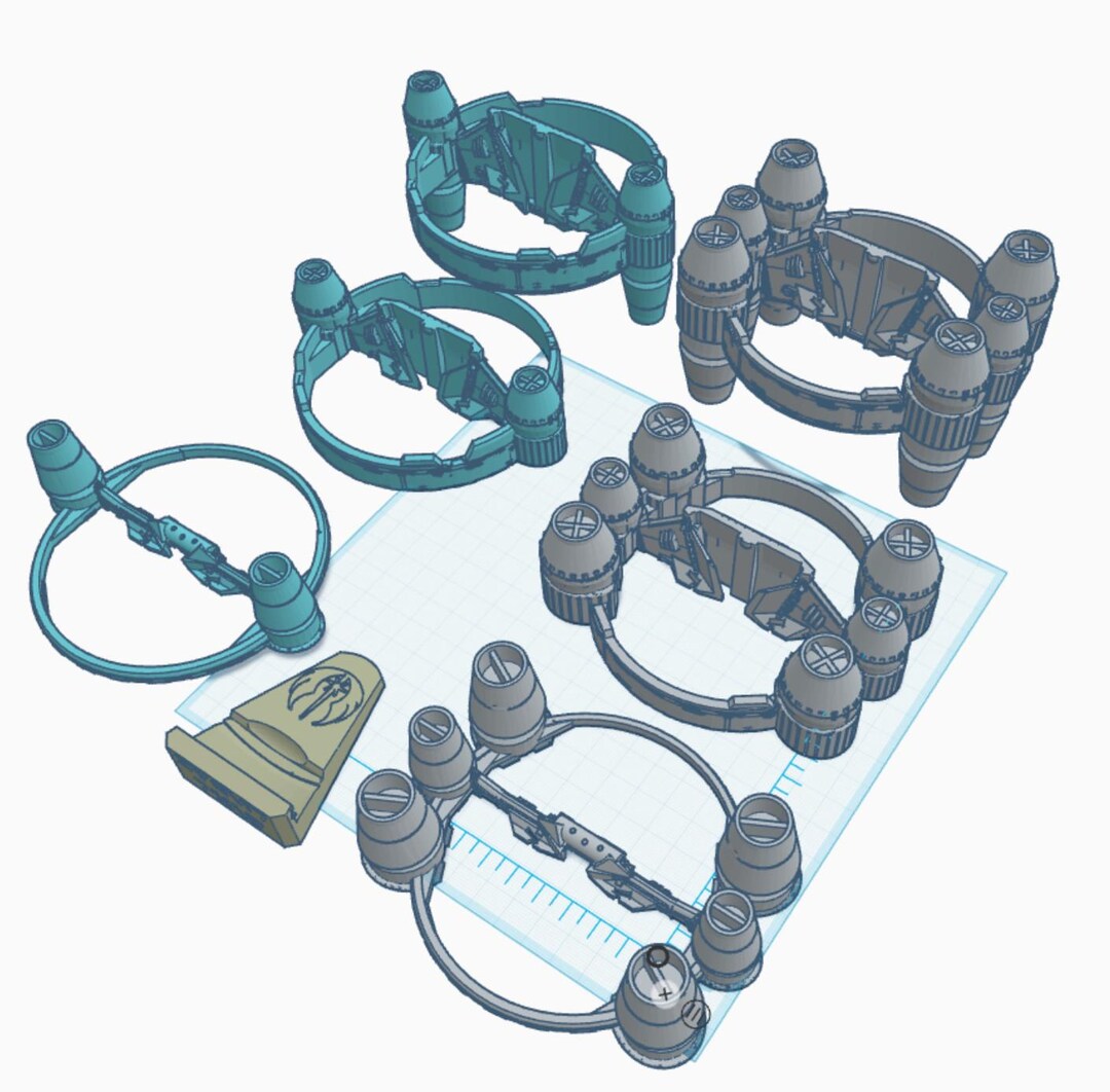 Jedi Hyperring 3D Printable Files for Micro Galaxy Squadron - Etsy