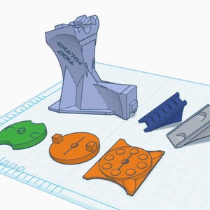 Imperial Patrol Craft 3D Printable Flight Stand files for Micro Galaxy Squadron
