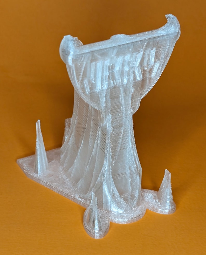 Clone Wars 3D printed Flight Stands For Micro Galaxy Squadron LAAT v2 (clear)