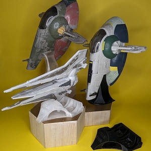 Mandalorian collection 3D Printed Flight Stands (for Micro Galaxy Squadron)