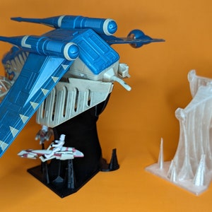 Clone Wars 3D printed Flight Stands For Micro Galaxy Squadron image 3