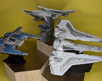 Mandalorian Collection 2 - 3D gedruckte Flight Stand (für Micro Galaxy Staffel)