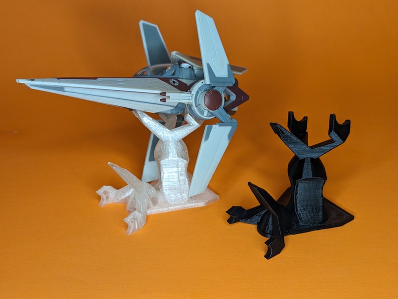 Clone Wars 3D printed Flight Stands For Micro Galaxy Squadron image 6