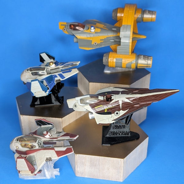 Jedi ships 3D Printed Flight Stand (for Micro Galaxy Squadron)