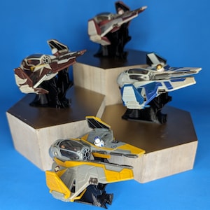 Jedi ships 3D Printed Flight Stand for Micro Galaxy Squadron image 4