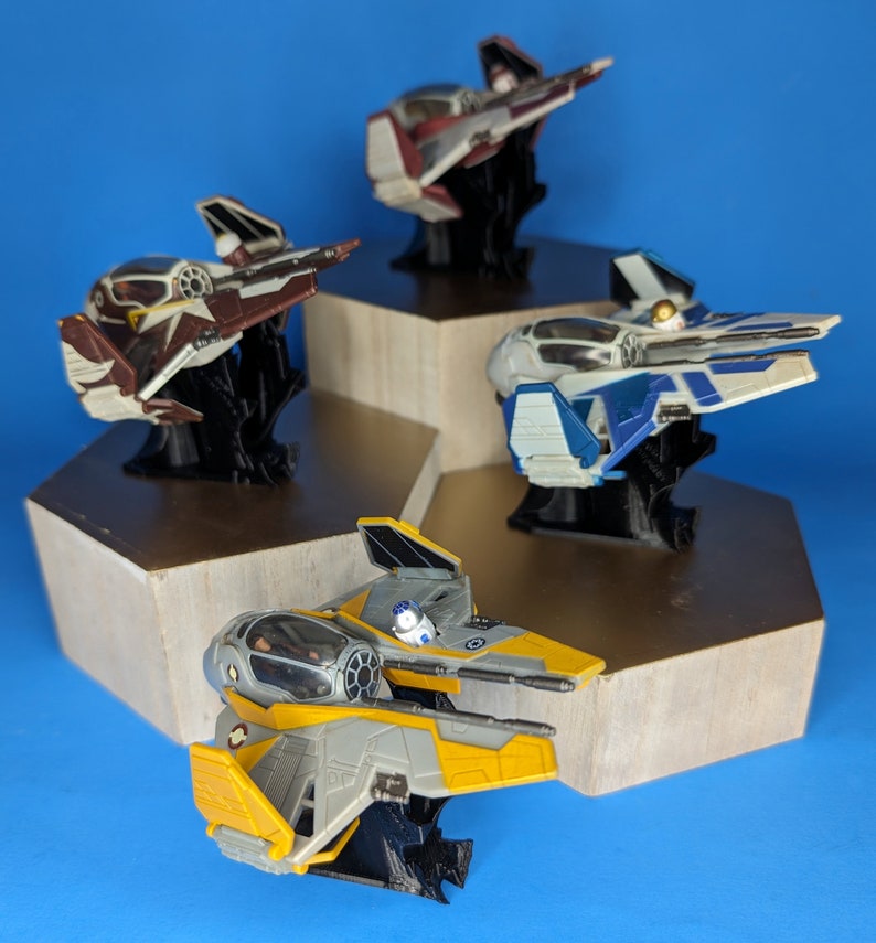 Jedi ships 3D Printed Flight Stand for Micro Galaxy Squadron image 4