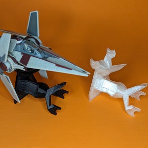 Clone Wars 3D printed Flight Stands For Micro Galaxy Squadron image 5