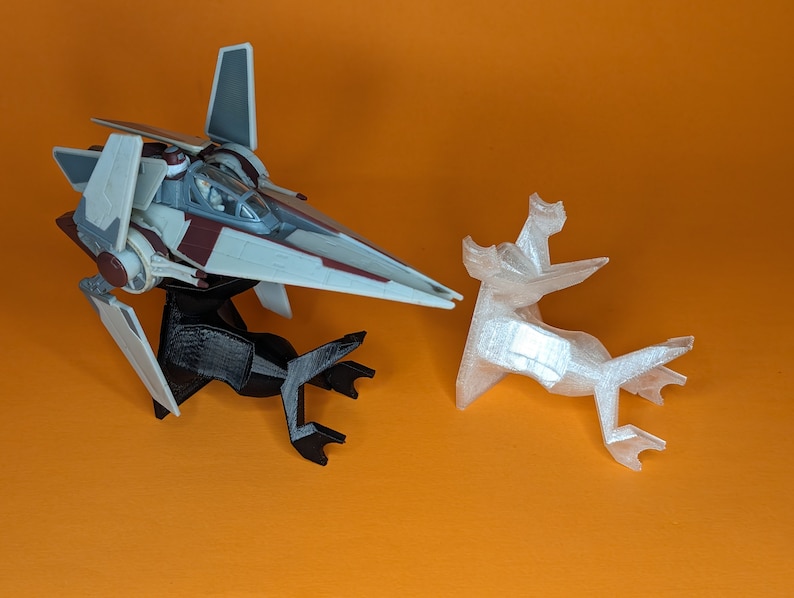 Clone Wars 3D printed Flight Stands For Micro Galaxy Squadron image 5
